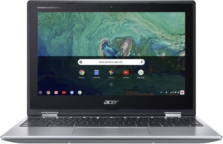 Acer Chromebook Spin 11 CP311-1H 2-in-1 Laptop 11.6" - Intel Celeron N3350 1.10GHz - 32GB - Gray - 4GB RAM - Acceptable