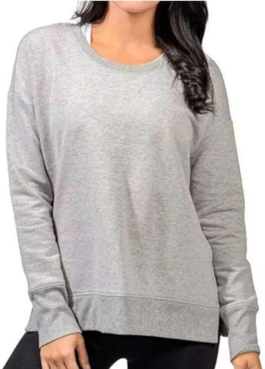 Active Life  Women's Side Slit Modal Top (Small) - Grey Confetti - Brand New