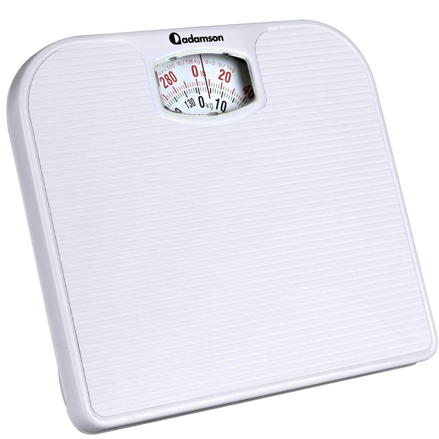 Adamson  A21 Analog Scales for Body Weight Up to 260 LB - White - Excellent