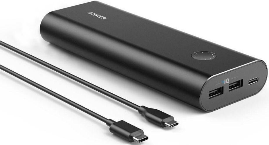 Anker  PowerCore+ 20100 USB-C Port USB Power Bank - Black - Excellent