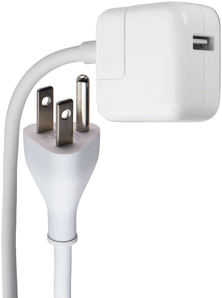 Apple  12W USB Wall Charger with (6-ft) 3-Prong Power Cord - White - Acceptable