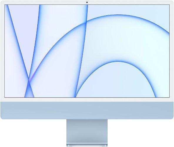 Apple  iMac 2021 M1 (Four ports) 24" - Apple M1 chip 8-core CPU - 1TB - Blue - 8GB RAM - 24 Inch - Good