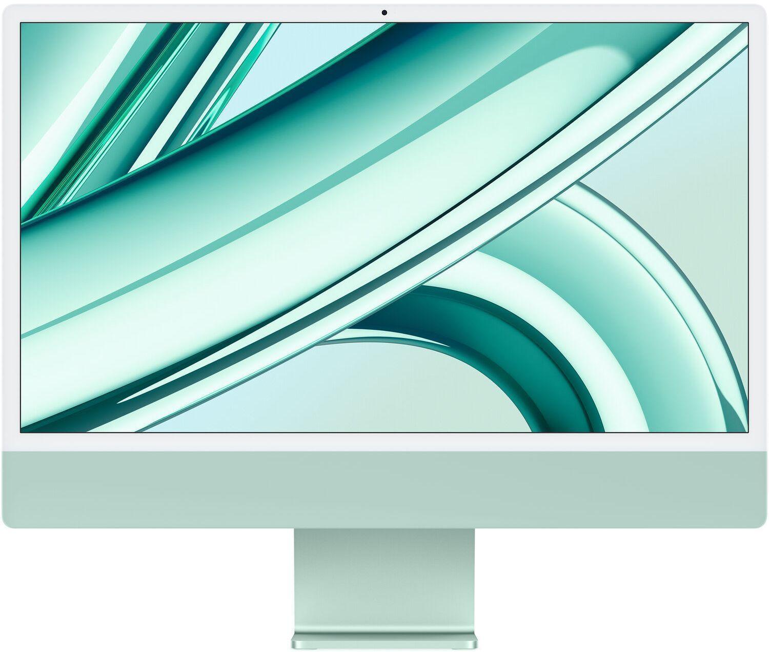 Apple  iMac 2023 (Four ports) 24" - Apple M3 Chip: 8-Core CPU/10-Core GPU - 256GB - Green - 8GB RAM - 24 Inch - Excellent