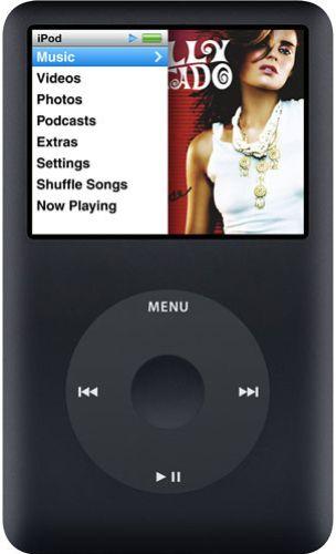 Apple  iPod Classic 6th Gen - 80GB - Black - Excellent