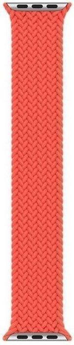 Apple  Watch Braided Solo Loop (44mm) - Electric Orange - Size 8 - Premium