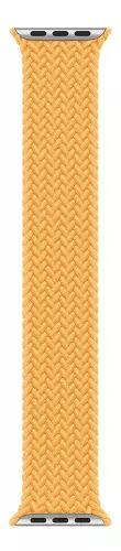 Apple  Watch Braided Solo Loop (45mm) - Maize - Maize/White - Braided Solo Loop Band - Size 6 - Textile - Premium
