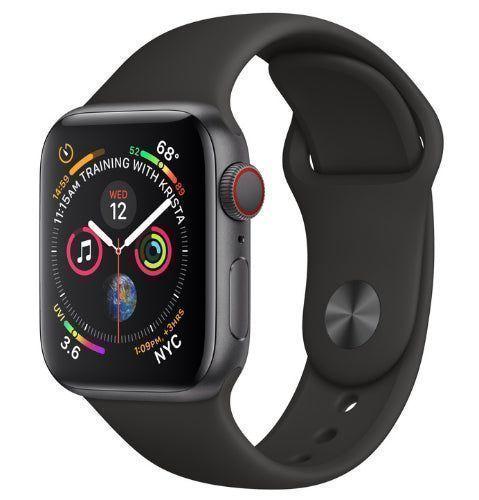 Apple Watch Series 4 (GPS) - 16GB - 40mm - Space Grey Aluminum Case with Black Rubber Sport Band