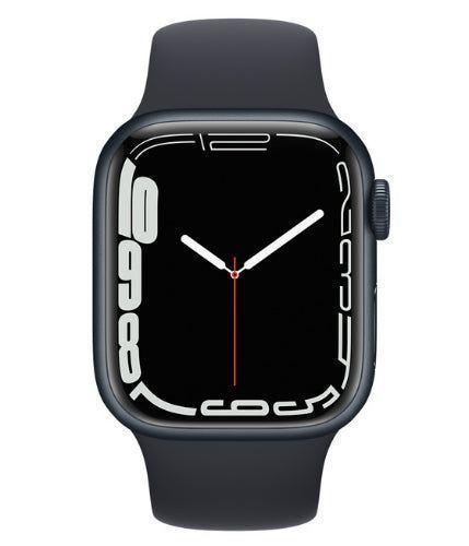 Apple  Watch Series 7 - 32GB - GPS - 41mm - Midnight - Aluminum - Midnight - Sport Band - Rubber - Acceptable