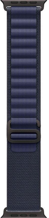 Apple Watch Ultra 2 (Cellular + GPS) - 64GB - 49mm - Black Titanium Case with Navy Rubber Alpine Loop Band - Large Size