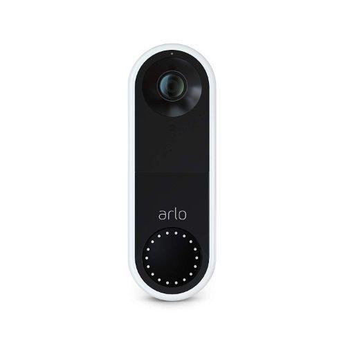 Arlo  Essential Wired 180° View HD Video Doorbell - White - Premium