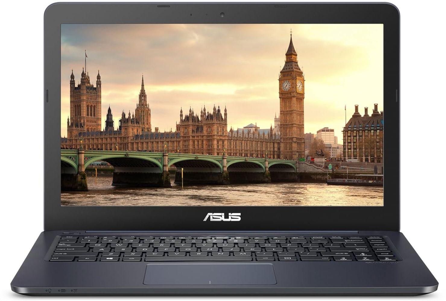 Asus L402WA-EB21 Laptop 14" - AMD E2-6110 APU 1.5GHz - 64GB - Blue - 4GB RAM - 14 Inch - Excellent