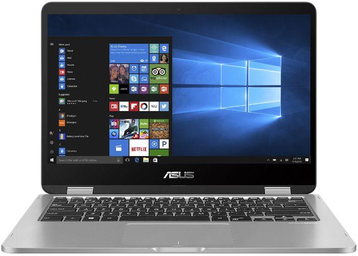 Asus VivoBook Flip 14 TP401 Laptop 14" - Intel Pentium Silver N5000 1.1GHz - 64GB - Light Gray - 4GB RAM - 14 Inch - Excellent