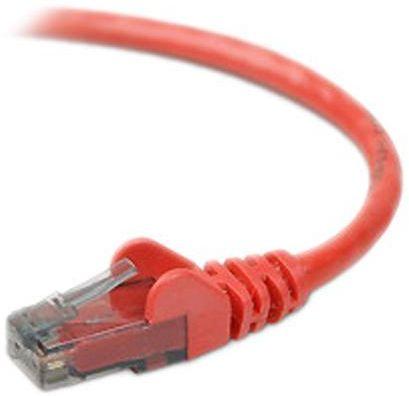 Belkin  1ft. Cat 6 Snagless Networking Cable - Red - Excellent