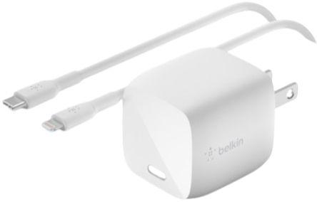 Belkin  BoostCharge 30W USB-C GaN Wall Charger - White - Excellent