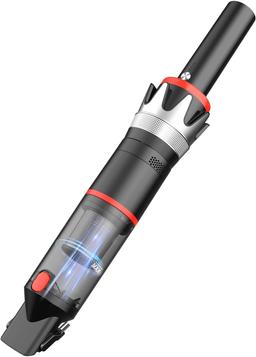 BSRCO HVC-H8R Cordless 8KPa Handheld Vacuum - Black/Red