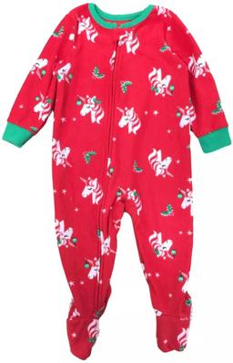 Carter's Blanket Sleeper Unicorn 2T - Red