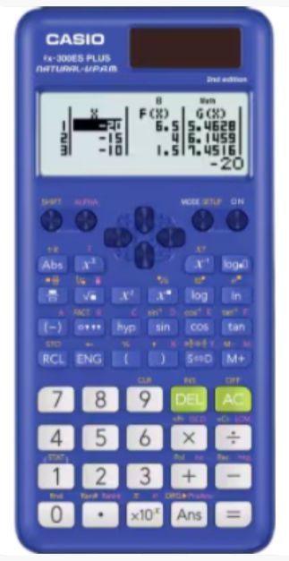 Casio  Fx-300Espls2 Scientific Calculator - Blue - Excellent