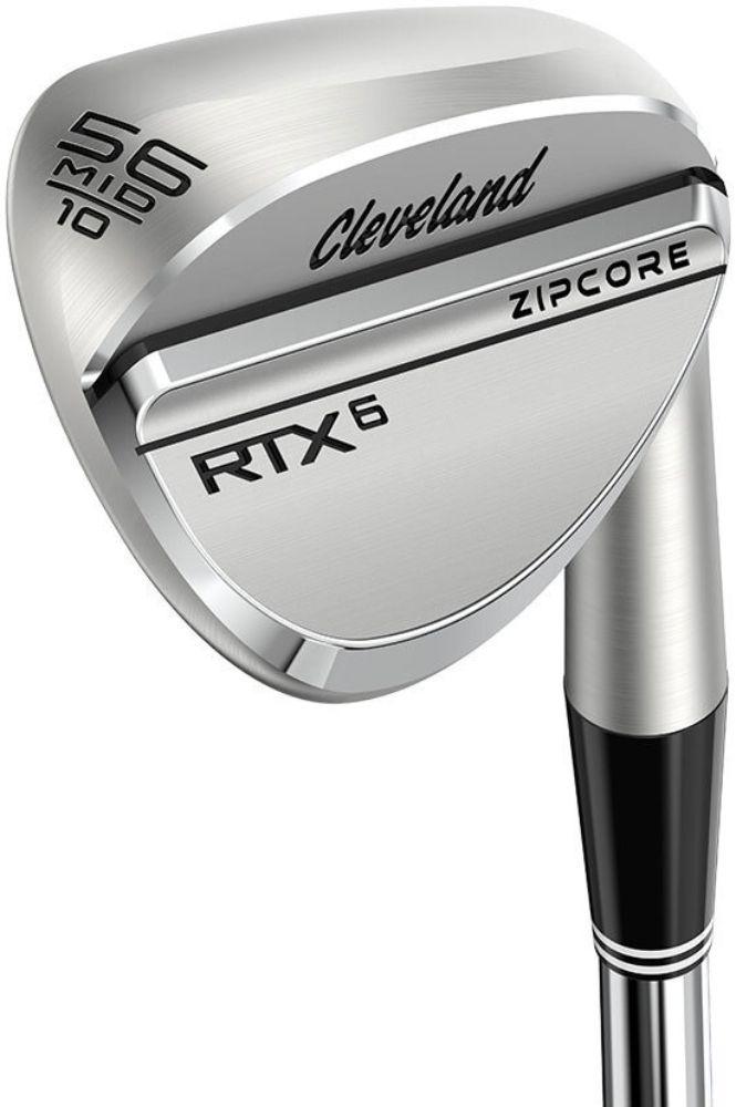 Cleveland RTX 6 ZipCore Tour Satin Mid Grind Wedge - True Temper Dynamic Gold Tour Issue Spinner Shaft - Sand Wedge - Left Handed - Wedgeflex Flex - Standard Length - 56 Loft - Standard Lie Angle - Men - Good
