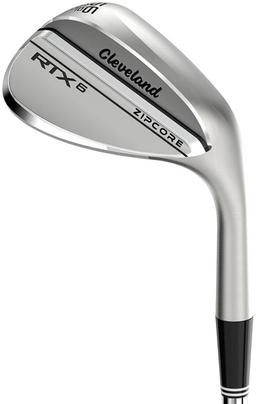 Cleveland RTX 6 ZipCore Tour Satin Mid Grind Wedge - Golf Club - Left Handed - Sand Wedge - 56° Loft - Wedgeflex Flex - True Temper Dynamic Gold Tour Issue Spinner Shaft - Men