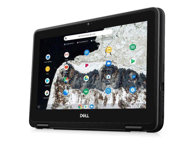 Dell Chromebook 11 3100 2 in 1 Laptop 11.6" - Intel Celeron N4020 1.10GHz - 32GB - Black - 4GB RAM - 11.6 Inch - Good