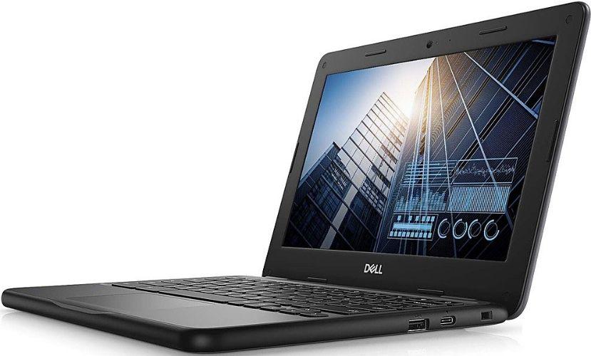Dell Chromebook 11 3100 Laptop 11.6" - Black - Intel Celeron N3350 1.1GHz - 4GB RAM - 32GB