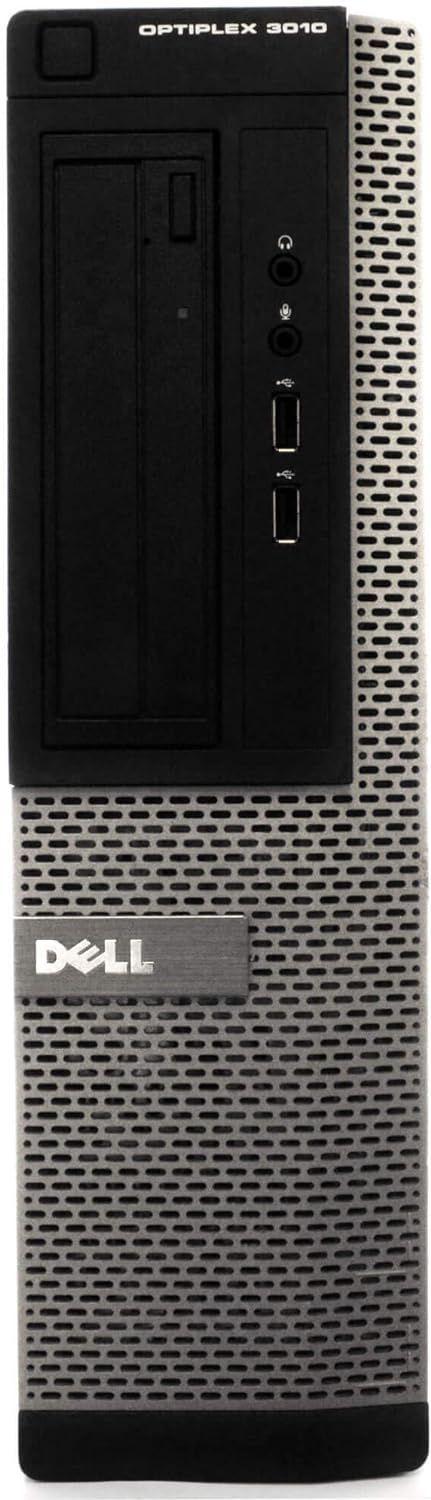 Dell  OptiPlex 3010 DT Desktop PC - Intel Core i3-3240 3.4GHz - 128GB - Black - 4GB RAM - Good