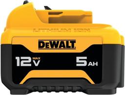 Dewalt DCB126-R 12V MAX* 5Ah Battery - Yellow/Black