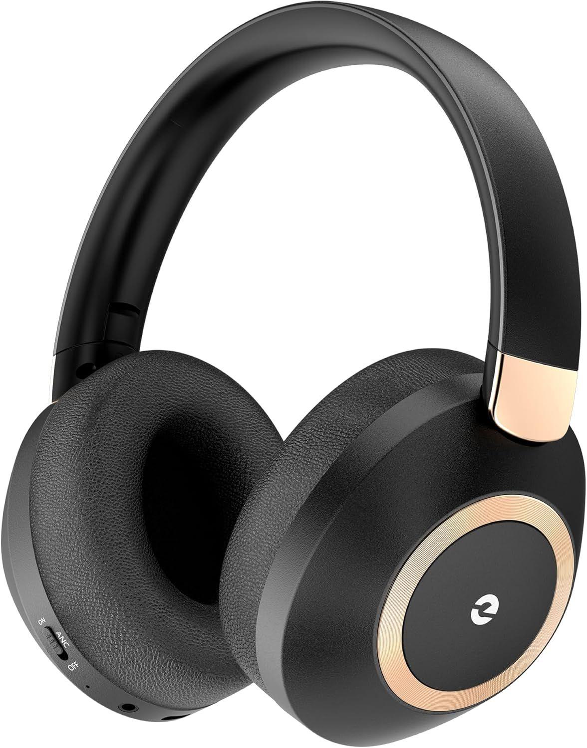 Eaorul  H30 Noise Cancelling Over The Ear Headphone - Black - Premium