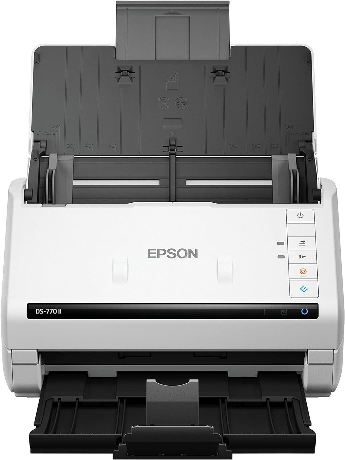 Epson  DS-770 II Color Duplex Document Scanner - White - Excellent