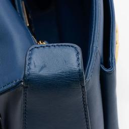 Fendi Leather Be Baguette Shoulder Bag - Leather - Blue