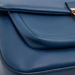 Fendi Leather Be Baguette Shoulder Bag - Leather - Blue