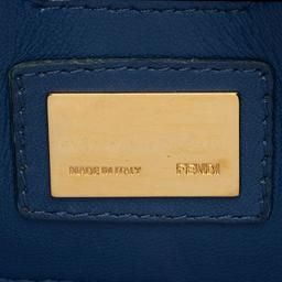 Fendi Leather Be Baguette Shoulder Bag - Leather - Blue