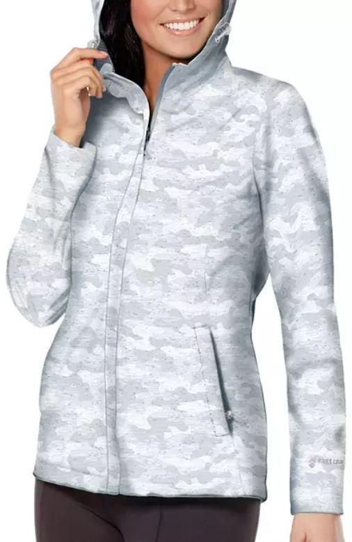 Free Country  Women's Waterproof Rain Jacket L - Shell Grey - Brand New