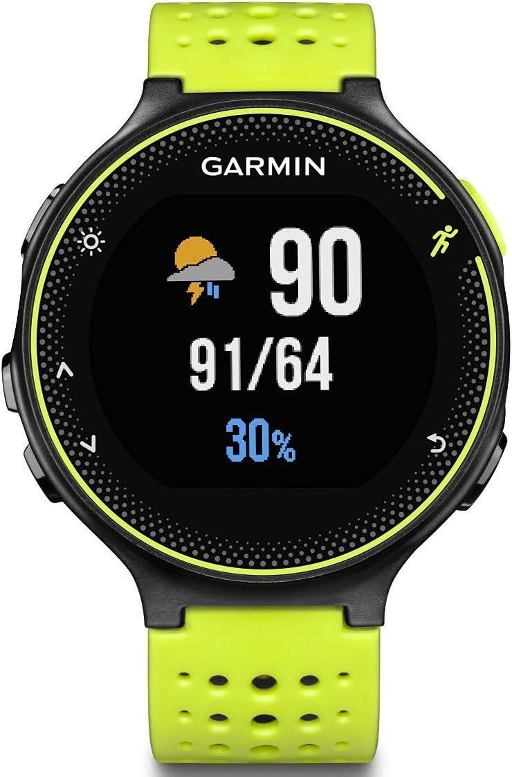 Garmin  Forerunner 230 Smartwatch - 31.1mm - Black/Yellow - Glass - Yellow Force - Silicone Strap - Silicone - Acceptable