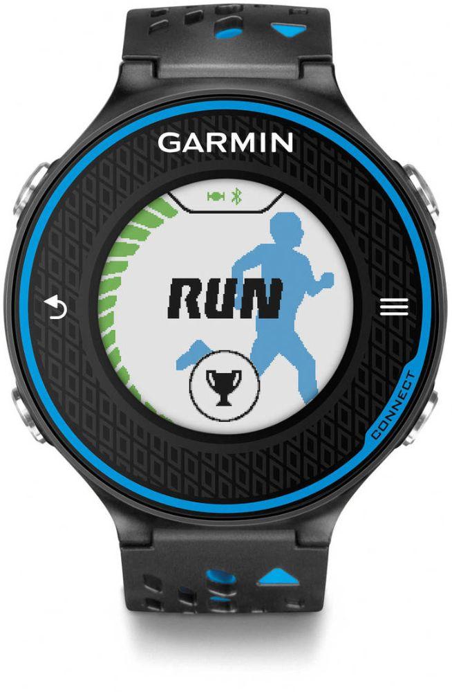 Garmin  Forerunner 620 GPS Smartwatch - 25.4mm - Black/Blue - Polymer - Black/Blue - Silicone Band - Silicone - Acceptable