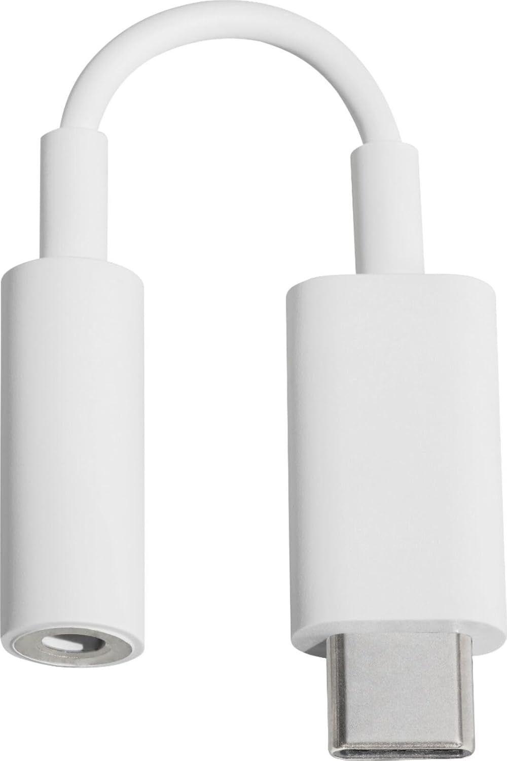 Google  AUX-USB C Adapter (Bulk Packaging) - White - Brand New