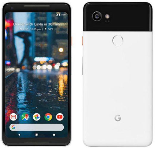 Google  Pixel 2 XL - 64GB - Black & White - Fully Unlocked - Acceptable