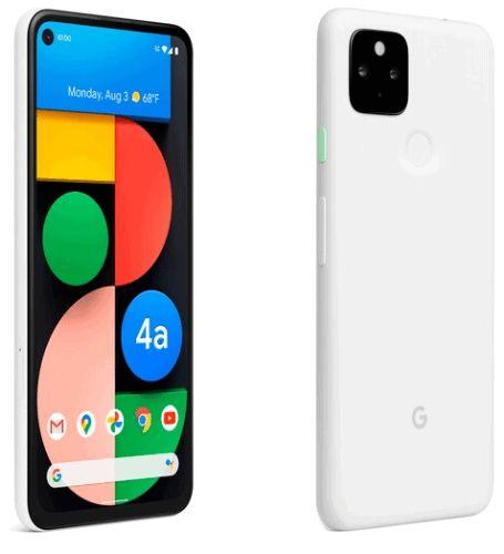 Google  Pixel 4a (5G) - 128GB - Clearly White - Fully Unlocked - Excellent