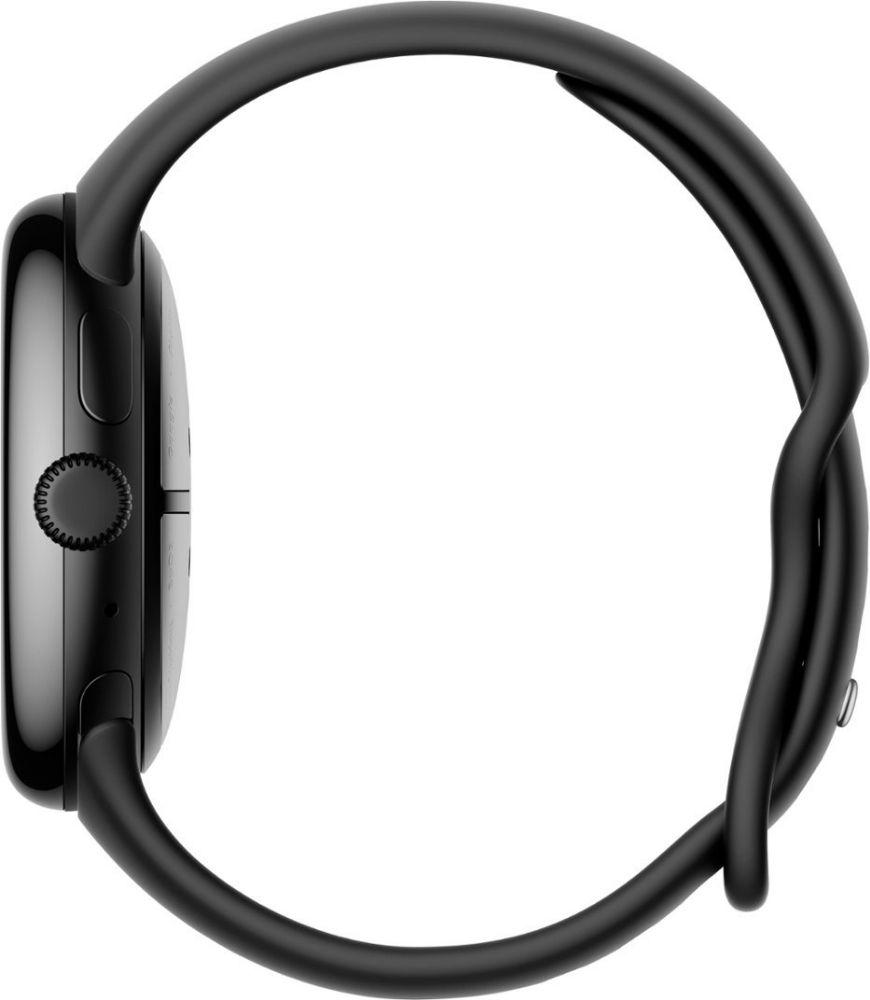 Google Pixel Watch 3 (Bluetooth + LTE) - 32GB - 45mm - Matte Black 100% Recycled Aluminum Case with Obsidian Fluoroelastomer Active Band