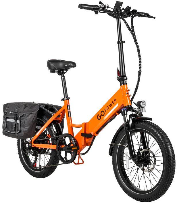 GoPowerBike  GoPlus Folding Electric Bike - Orange - Excellent