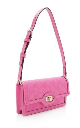 Gucci GG Canvas Luce Mini Shoulder Bag - Canvas - Pink