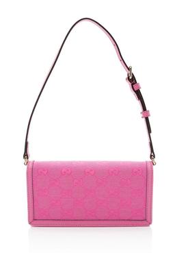 Gucci GG Canvas Luce Mini Shoulder Bag - Canvas - Pink