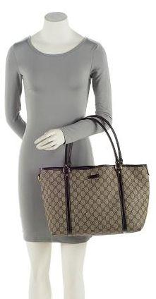Gucci GG Supreme Joy Medium Tote - Coated Canvas - Brown