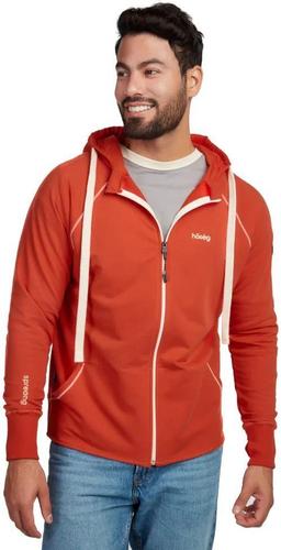 Hoseg Men's Full Zip Hoodie (L) - Barberry