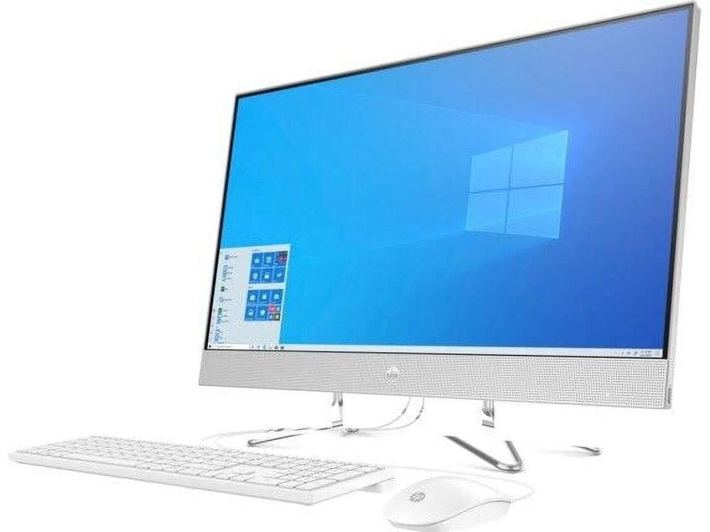 HP  27-DP0056 AIO 27" - Intel Celeron G5900T 2.0GHz - 1TB - White - 4GB RAM - 23.8 Inch - Excellent