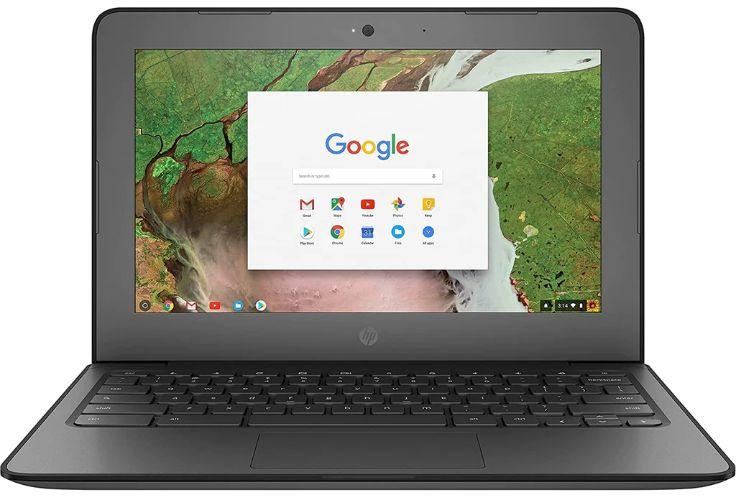 HP Chromebook 11 G6 EE Laptop 11.6" - Intel Celeron N3350 1.10GHz - 16GB - Gray - 4GB RAM - 11.6 Inch - Acceptable