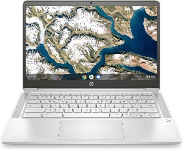 HP Chromebook 14a-na1043cl Laptop 14" - Intel Celeron N4500 1.1GHz - 64GB - Silver - 4GB RAM - 14 Inch - Excellent