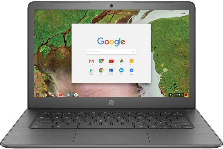 HP Chromebook 14 G5 14" - Intel Celeron N3350 1.1 GHz - 32GB - Gray - 8GB RAM - 14 Inch - Acceptable
