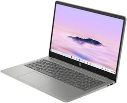 HP Chromebook Plus 15at-nb000 Laptop 15.6" - Mineral Silver - Intel Core i3-N305 1.8GHz - 8GB RAM - 128GB