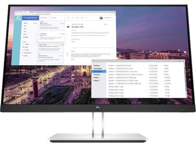 HP  E23 G4 FHD Monitor 23" - Black - Excellent